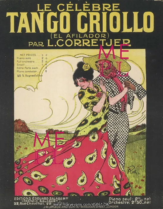  : TANGO CRIOLLO