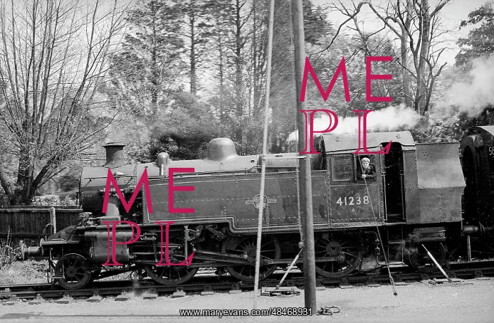 : Tank engine outside Bournemouth West Station : Tank engine outside Bournemouth West Station