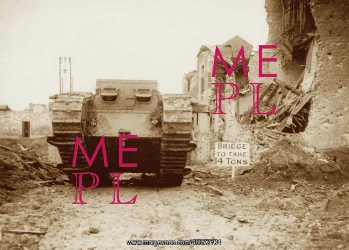 : Tank going into action : Tank going into action