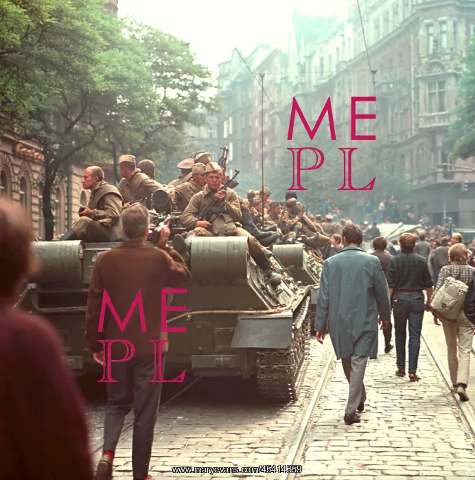 : Tank - protest - Prague : Tank - protest - Prague