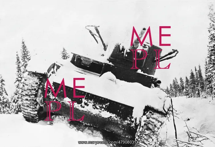  : Tank WWII. Tank in Finland during World War II