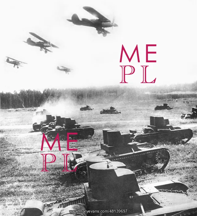 : Tanks and airplanes during maneuvers of the Red Army, 1936 : Tanks and airplanes during maneuvers of the Red Army, 1936