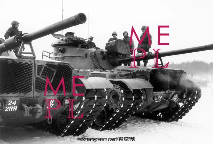 : US tanks during the manoeuvre REFORGER I in Germany : US tanks during the manoeuvre REFORGER I in Germany