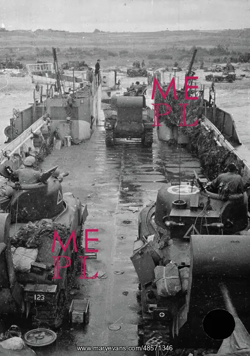 : Tanks off-loading from an LCT : Tanks off-loading from an LCT