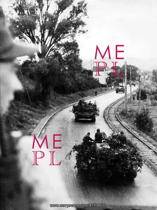 : Tanks on a street on the Western front. The tanks : Tanks on a street on the Western front. The tanks