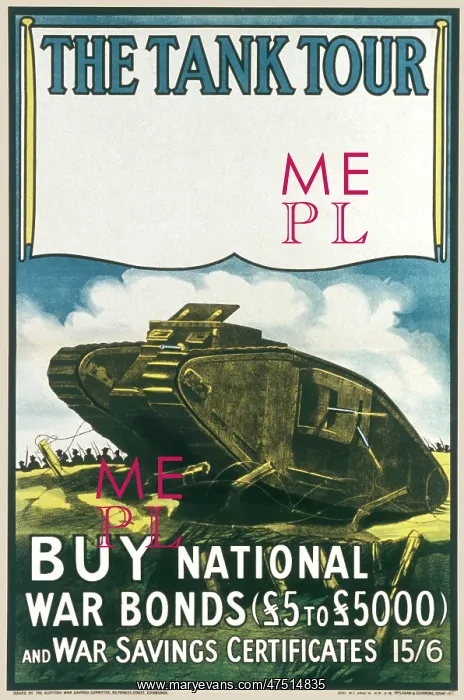 : TANKS / WAR BONDS POSTER : TANKS / WAR BONDS POSTER