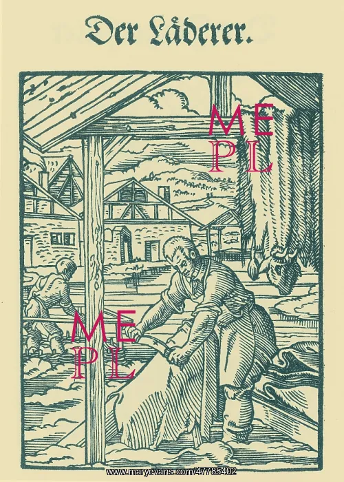 : Tanner, Medieval Tradesman : Tanner, Medieval Tradesman