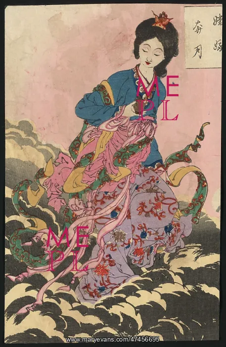: Taoist deity Chang-e who stole the elixir of immortality : Taoist deity Chang-e who stole the elixir of immortality