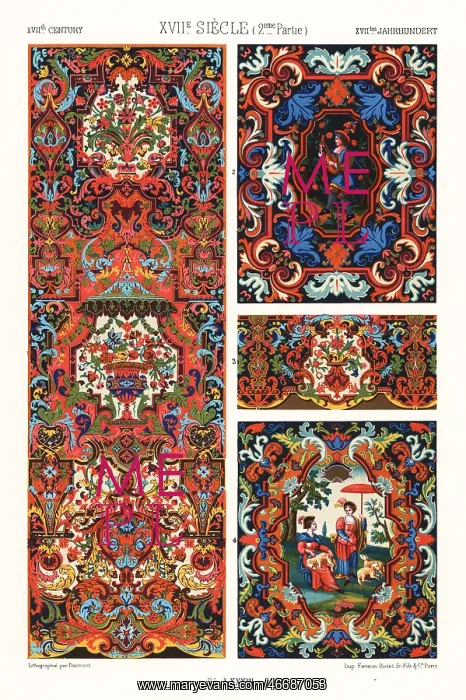 : Tapestries and borders, 17th century : Tapestries and borders, 17th century