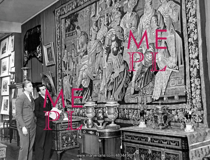 : Tapestry from the 17th century, 1931 : Tapestry from the 17th century, 1931