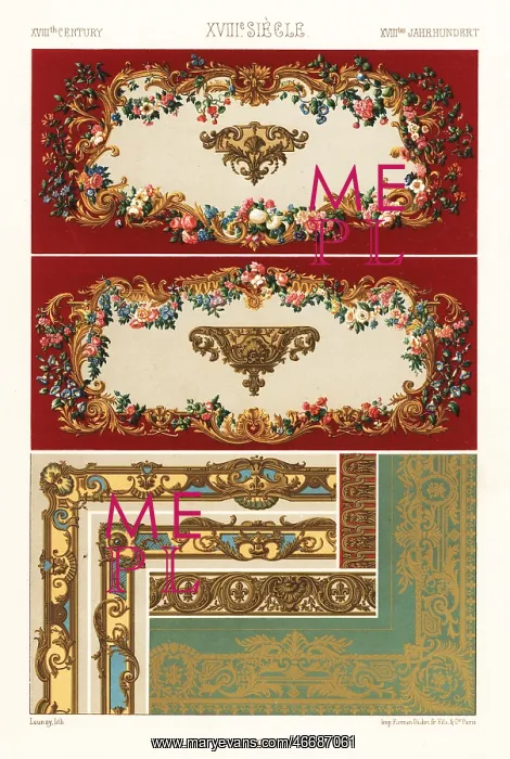 : Tapestry, bindings and woodwork, 18th century : Tapestry, bindings and woodwork, 18th century