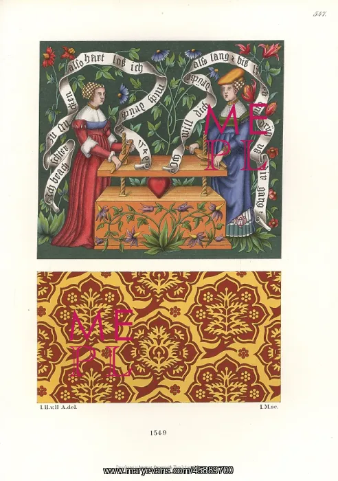 : Tapestry and carpet pattern of the 16th century : Tapestry and carpet pattern of the 16th century