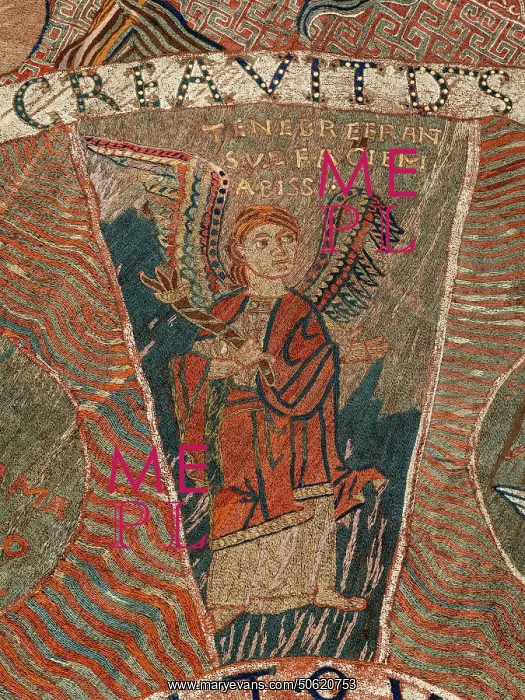: Tapestry of Creation, Museum, Girona Cathedral, Catalonia : Tapestry of Creation, Museum, Girona Cathedral, Catalonia
