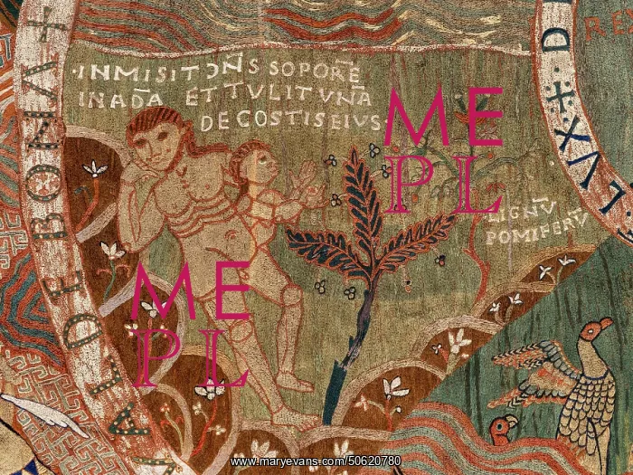 : Tapestry of Creation, Museum, Girona Cathedral, Catalonia : Tapestry of Creation, Museum, Girona Cathedral, Catalonia
