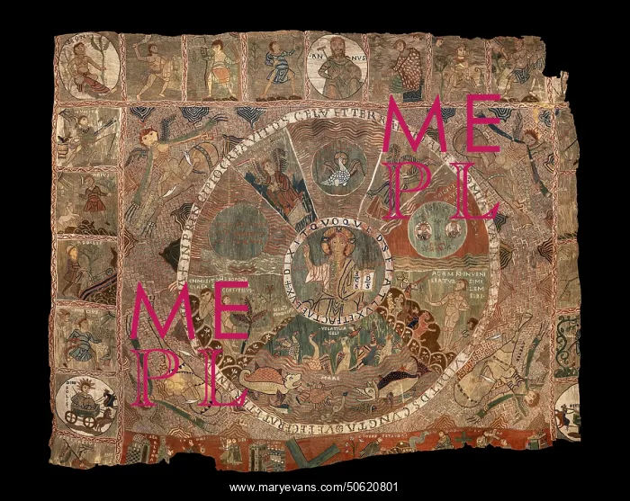 : Tapestry of Creation, Museum, Girona Cathedral, Catalonia : Tapestry of Creation, Museum, Girona Cathedral, Catalonia