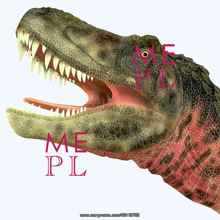 : Tarbosaurus dinosaur roaring : Tarbosaurus dinosaur roaring