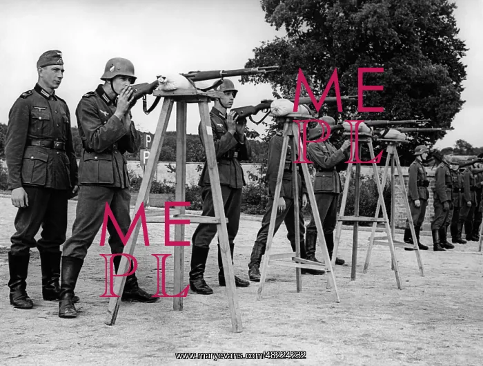 : Target practice in the barrack yard : Target practice in the barrack yard