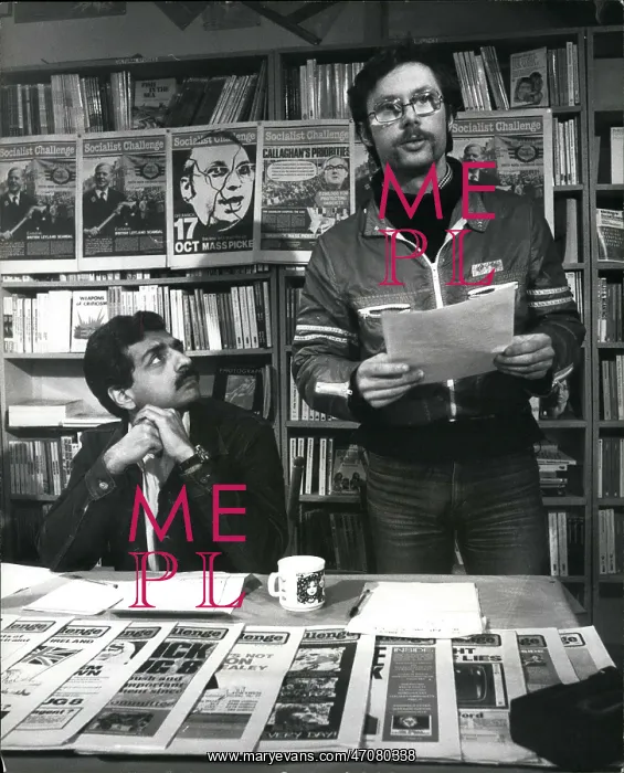 : Tariq Ali and Peter Cooper at press conference : Tariq Ali and Peter Cooper at press conference