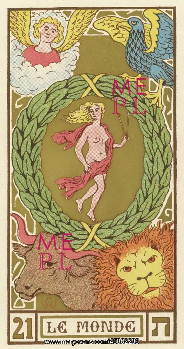  : Tarot Card 21 - Le Monde (The World)