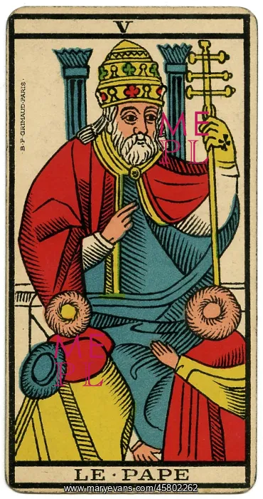  : Tarot Card 5 - Le Pape (The Pope)