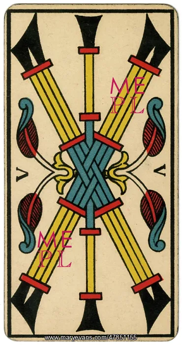  : Tarot Card - Baton V