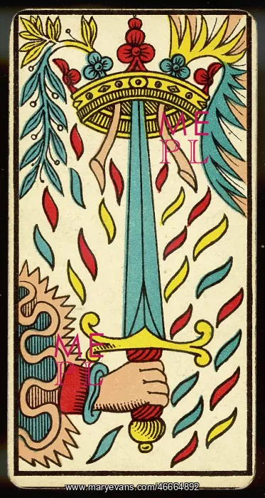  : Tarot Card - As d'Epee (Ace of Swords)