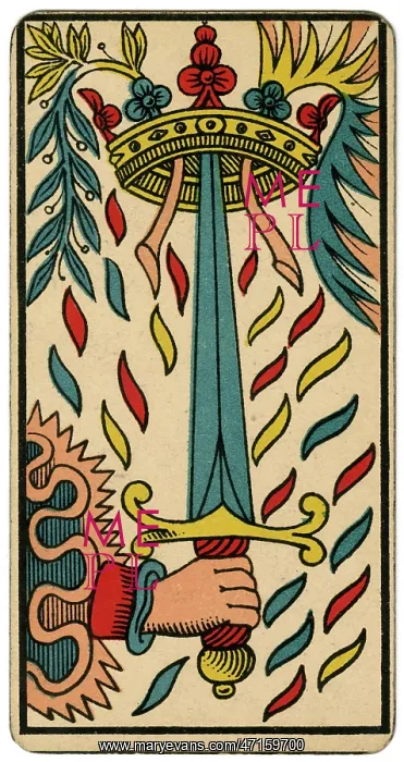 : Tarot Card - As d'Epee (Ace of Swords)