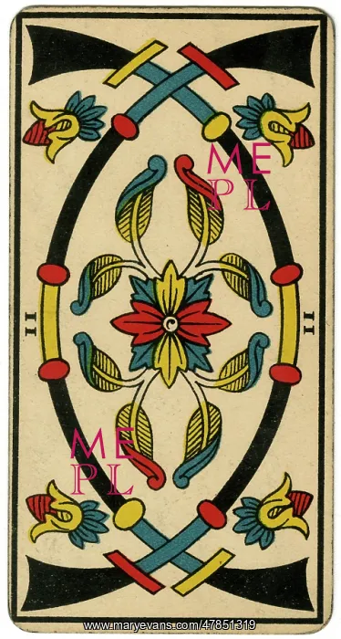: Tarot Card - Epees (Swords) II : Tarot Card - Epees (Swords) II