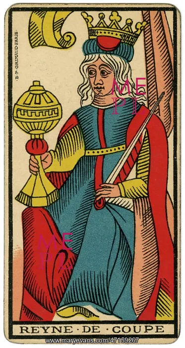  : Tarot Card - Reyne de Coupe (Queen of Cups)