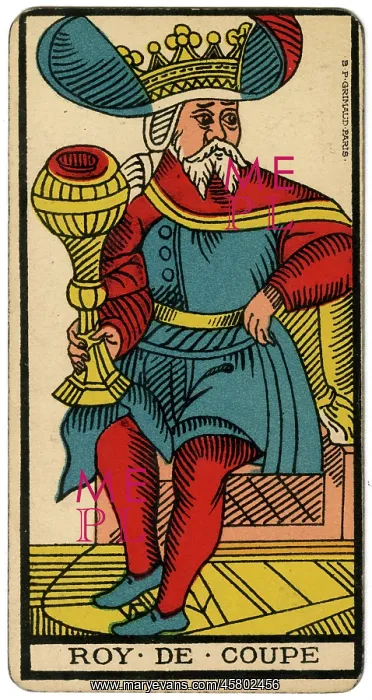  : Tarot Card - Roy de Coupe (King of Cups)