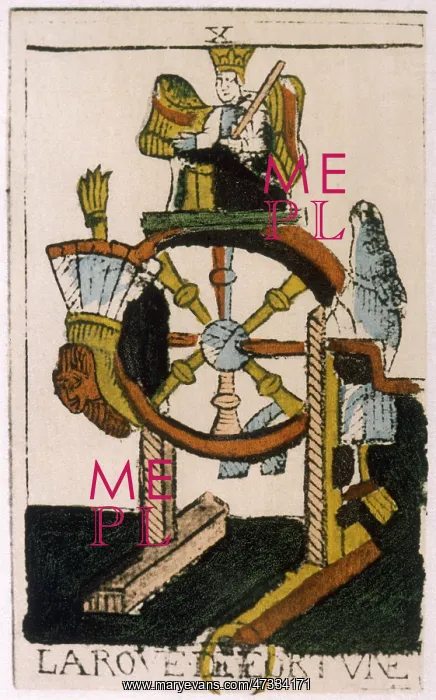  : TAROT CARD WHEEL FORTUNE