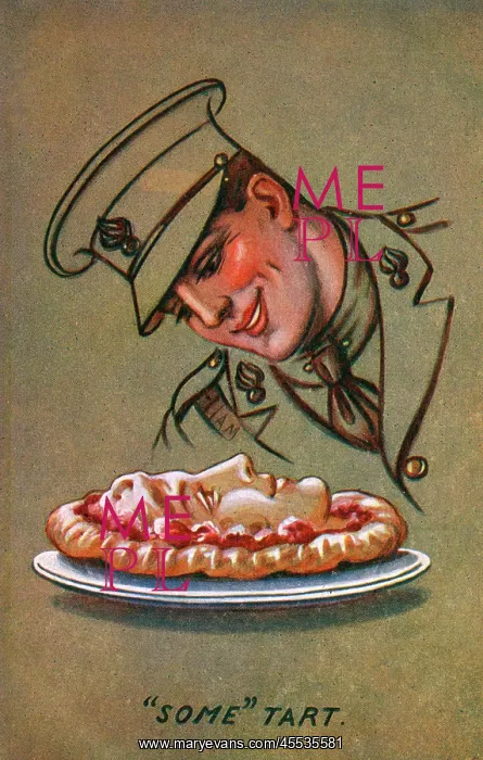 : Some Tart - WW1 humorous postcard : Some Tart - WW1 humorous postcard