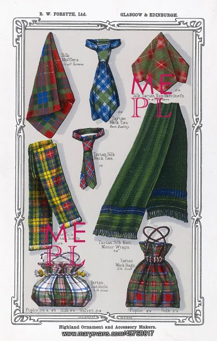 : Tartan Accessories 1902 : Tartan Accessories 1902