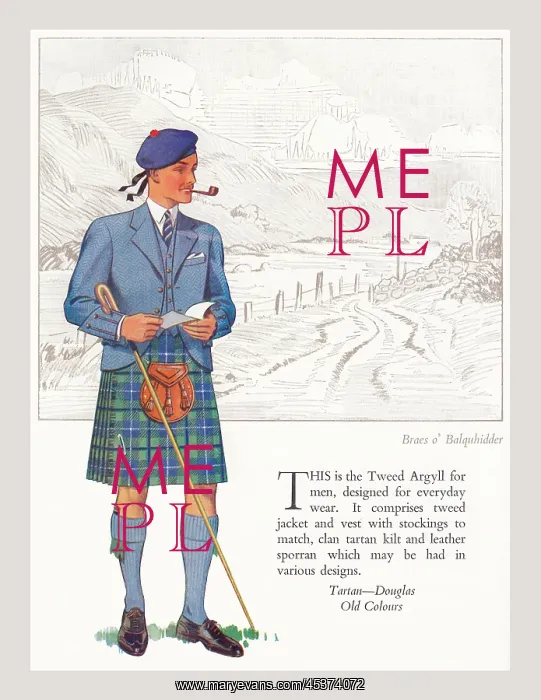 : Tartan - Douglas Old Colours : Tartan - Douglas Old Colours