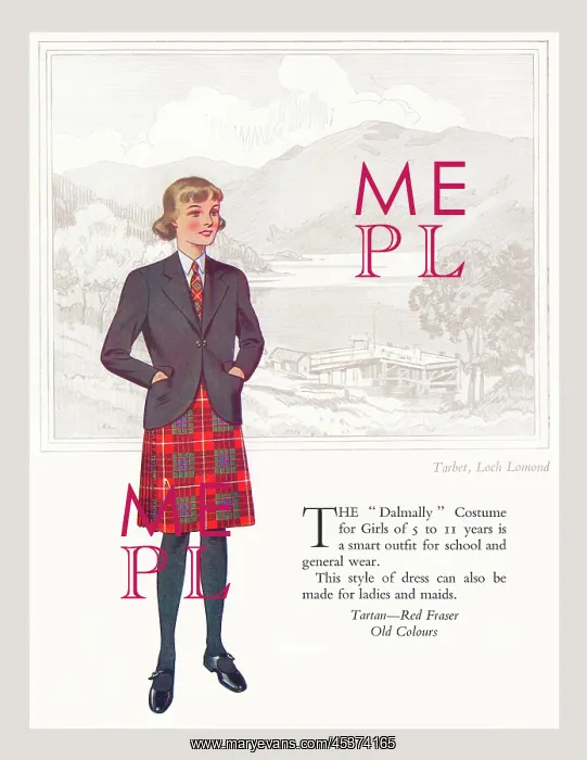 : Tartan - Red Fraser Old Colours : Tartan - Red Fraser Old Colours