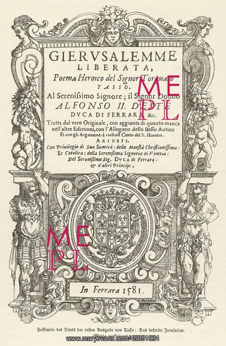 : TASSO / JERUSALEM LIBER : TASSO / JERUSALEM LIBER