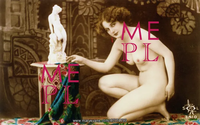  : A tastefully posed nude woman