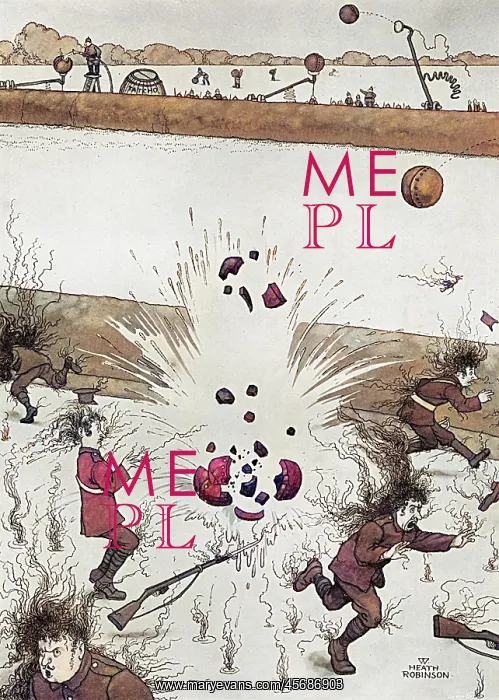 : The Tatcho Bomb by Heath Robinson : The Tatcho Bomb by Heath Robinson