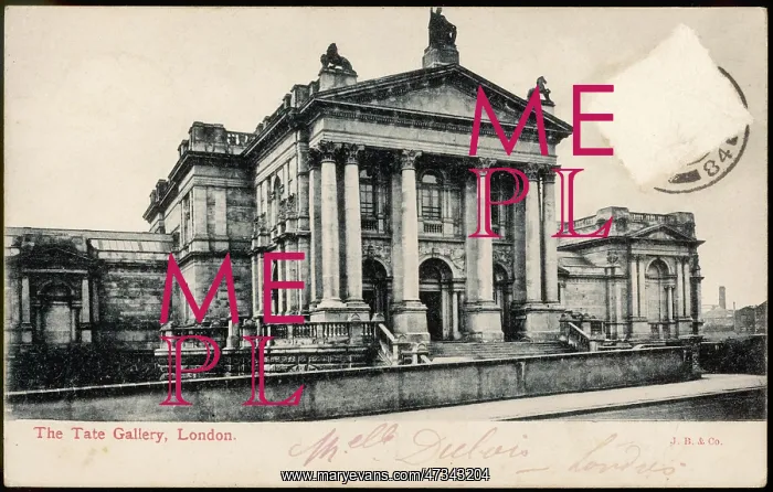 : TATE GALLERY POSTCARD : TATE GALLERY POSTCARD