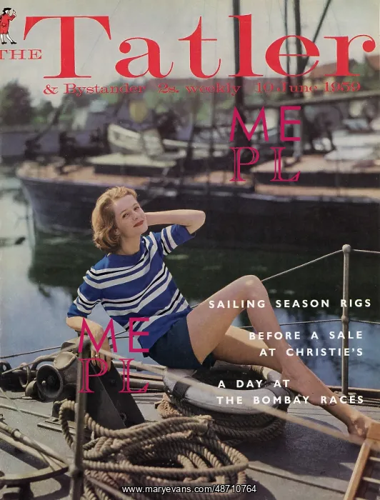 : Tatler Cover 1959 Fitting out for successful sailing : Tatler Cover 1959 Fitting out for successful sailing