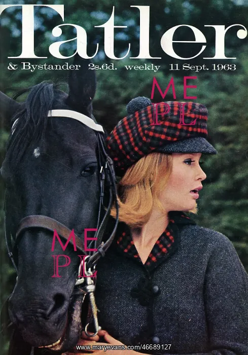 : Tatler front cover, 1963 : Tatler front cover, 1963