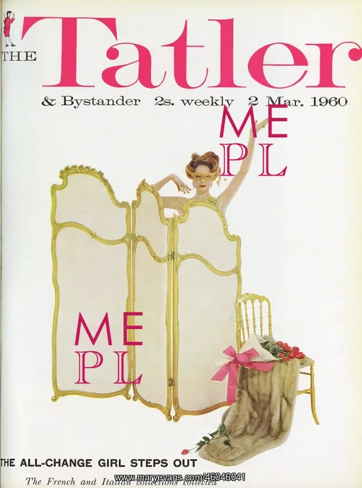 : Tatler front cover, 2 March 1960 : Tatler front cover, 2 March 1960