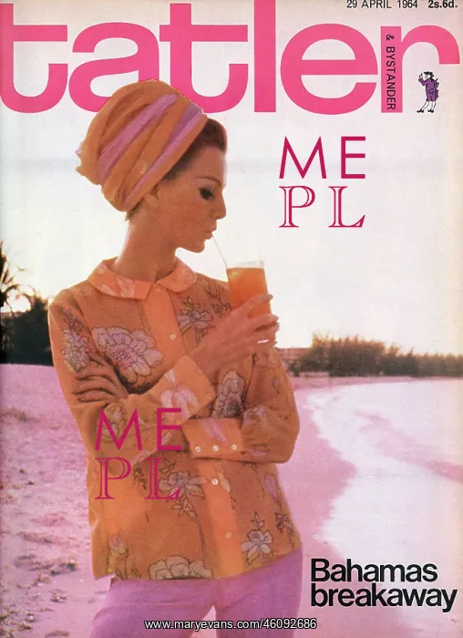 : Tatler front cover, April 1964 : Tatler front cover, April 1964