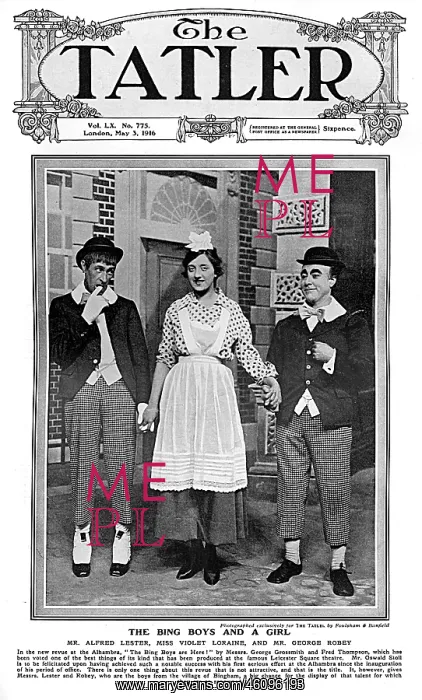 : Tatler cover - The Bing Boys are Here : Tatler cover - The Bing Boys are Here