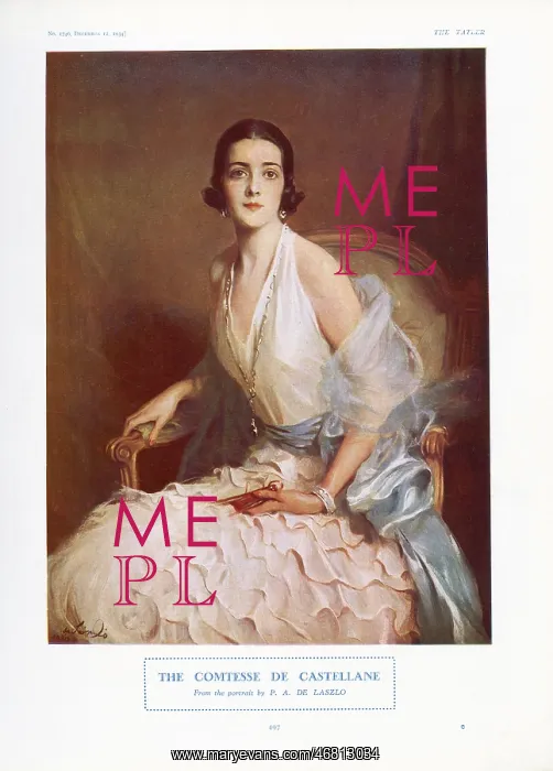 : Tatler cover - The Comtesse de Castellane : Tatler cover - The Comtesse de Castellane