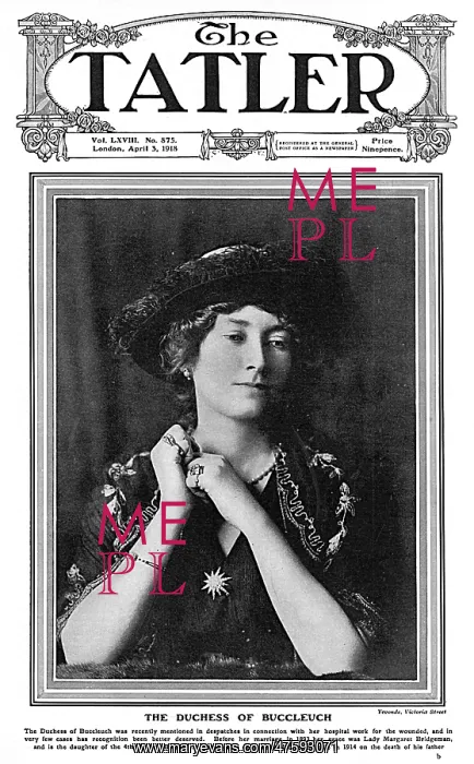 : Tatler cover - Duchess of Buccleuch : Tatler cover - Duchess of Buccleuch