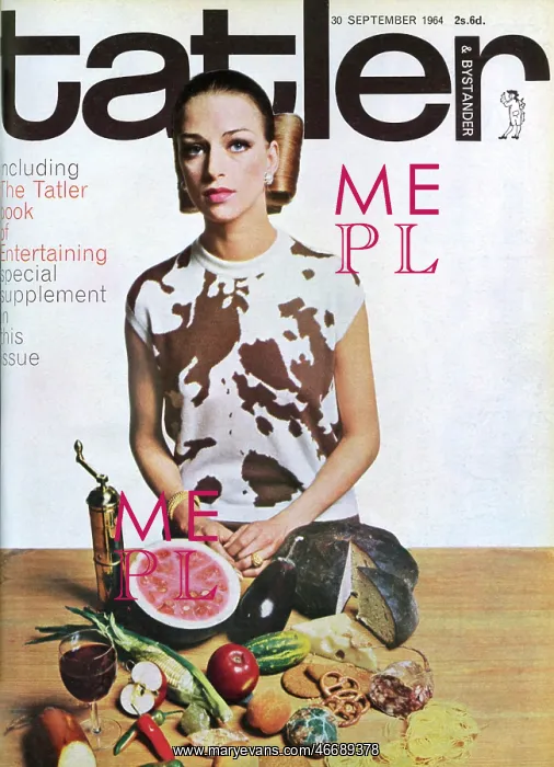 : Tatler front cover, Entertaining issue, 1964 : Tatler front cover, Entertaining issue, 1964