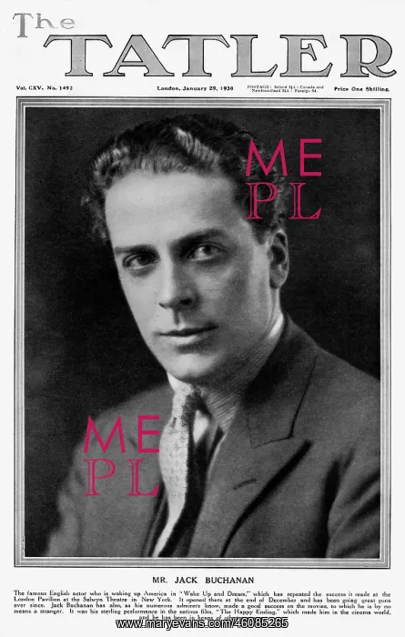 : Tatler cover - Jack Buchanan : Tatler cover - Jack Buchanan