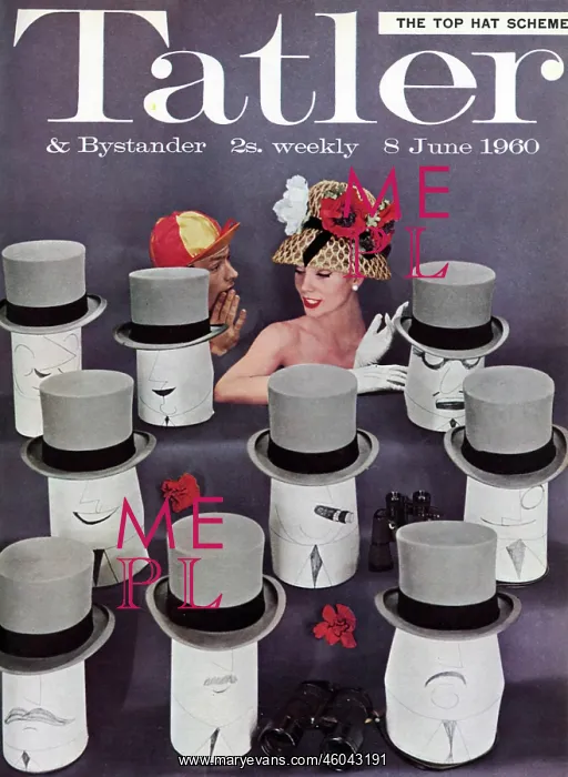 : Tatler front cover, June 1960 : Tatler front cover, June 1960
