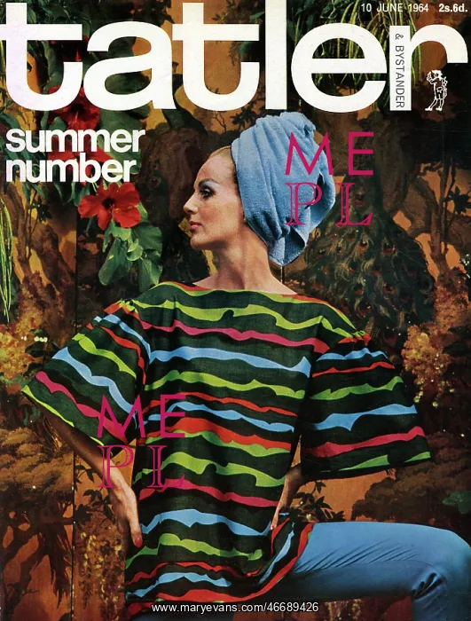 : Tatler front cover, June 1964 : Tatler front cover, June 1964